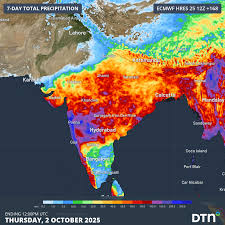 Indian monsoon heavy rainfalls begin retreat from the sub-continent