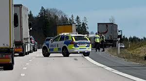 Man död efter trafikolycka utanför Ulricehamn