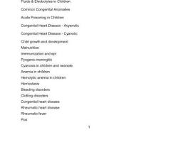 Pediatrics subject