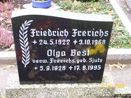 Grab von Friedrich Frerichs (24.05.1922-03.10.1968), Friedhof ...