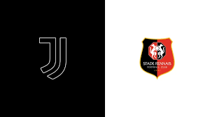 Juventus players preparing for their Europa League match against Rennes