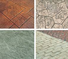 stamped concrete release powder ile ilgili görsel sonucu