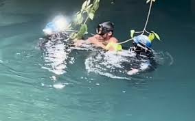 Pescador é resgatado após passar 15 dias em bolha de ar de caverna inundada