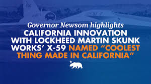 Lockheed Martin X-59 Named "Coolest Thing Made in California"