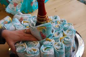 Image result for how to make diaper cake step by step with pictures