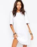 White denim dress