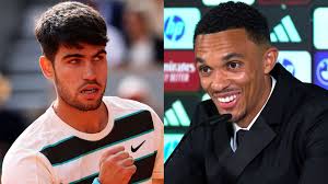 ¡El visto bueno de Carlos Alcaraz! La estrella del tenis elogia el español de Trent Alexander-Arnold durante su presentación en el Real Madrid y sugiere una futura colaboración con el exdefensor del Liverpool