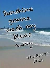 Sunshine knee deep lyric quote via Carol&#39;s Country Sunshine on ... via Relatably.com