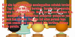 Hasil gambar untuk kata kata perpisahan sekolah