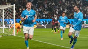 Napoli supera al Milán y se mete a la Final de la Supercopa Italia