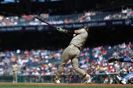 Fernando Tatis Jr. hits his first home run of the season in his 56th game