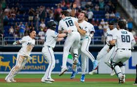 Photo Gallery: Miami Marlins beat Philadelphia Phillies in the ninth to end losing streak