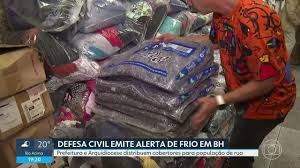 Defesa Civil de BH emite alerta severo de onda de frio durante fim de semana