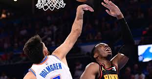 Hawks stifled by Thunder defense in first loss of season