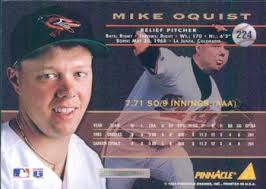 1994 Pinnacle #224 Mike Oquist Back - 384-224Bk