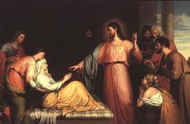 Christ healing the mother of Simon Peter - John Bridges als ... - christ_healing_mother_simon_p_hi