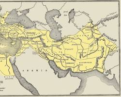 Image of map of Alexander's empire