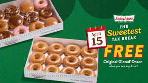 KRISPY KREME® Makes Tax Day Sweeter with the Sweetest Tax Break