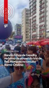Banda Filhos de Gandhy reclama de atraso do trio de Bell Marques