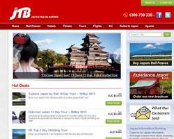 JTB websiteの画像