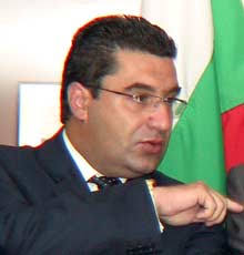 Bulgaria&#39;s Sports Minister Vassil Ivanov praised the Bulgarian sportsmen that took part in the Athens Olympic Games. Photo by novinite.com archive - 38611