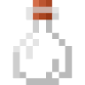 Botella de vidrio minecraft