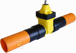 Wedge gate valve OptiValve for gas DN50/OD63, PN10, with ...