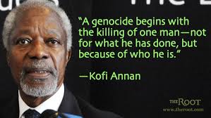 Best Black History Quotes: Kofi Annan on Genocide - The Root via Relatably.com