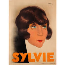 Original Vintage French Poster Advertising &quot;Sylvie&quot; Singer by Paul Colin 1928 - 64641