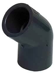 Value Collection 3" CPVC Plastic Pipe 45° Elbow Schedule 80 ...