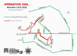 Vigilarán ruta del Maratón Lala 320 agentes viales; exhortan a considerar cierres