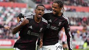 brentford f.c. vs liverpool f.c. standings