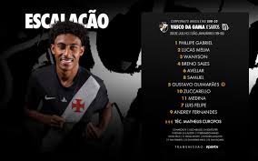Sub-20: Confira a escalação do Vasco para o jogo contra o Santos