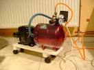 Compresseur d air, Air compressor with fridge engine, Compressor