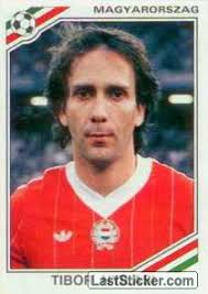 Tibor Nyilasi (Hungary). 214. Panini FIFA World Cup Mexico 1986 - 214