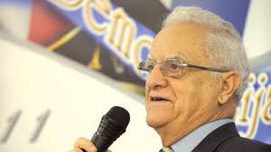 President Emeritus Eddie Fenech Adami, 77, was hospitalised yesterday afternoon after fainting while having lunch at a restaurant. - local_01_temp-1324540939-4ef2e40b-620x348