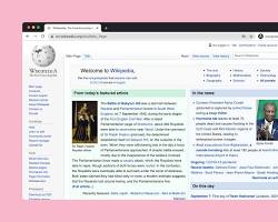 Image of Wikipedia website