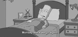 monday here we go again | Tumblr via Relatably.com