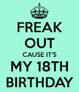 Keep calm its my birthday 18