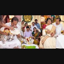Ramesh Chennithala Names Grandson 'Rudransh' in Traditional Ceremony