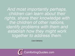 Carol Bellamy Quotes | ComfortingQuotes.com via Relatably.com