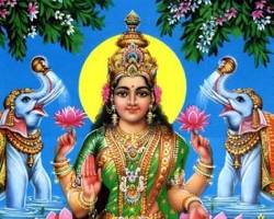 Gambar Dewi Lakshmi Hindu