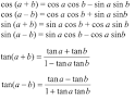 Formulaire de trigonométrie circulaire