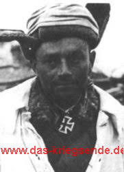 Arthur Jüttner im Jahr 1942 als Major im Raum Ramuschewo / Lowat.