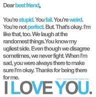 best friend quotes on Pinterest | Best Friends, My Best Friend and ... via Relatably.com