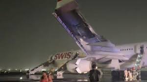 Samolot już się rozpędzał. Ewakuacja Airbusa A330 linii Swiss w Delhi