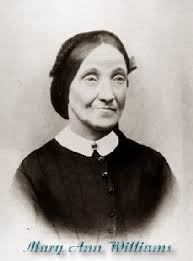 Mary Ann Williams, born November 18, 1812 in England. She died March 23, 1880 in Olmsted Falls, Cuyahoga County, Ohio. - a_maryannwilliams