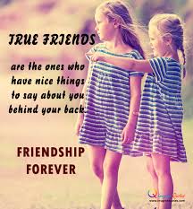 True friends forever | ImagineQuotes via Relatably.com