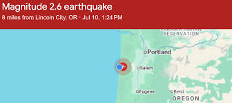Coast range earthquake