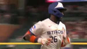 Taylor Trammell mistakenly rounds the bases after Myles Straw makes the snag